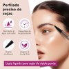 Erinde Lápiz Líquido para Cejas Doble Punta, Perfilado Preciso,#3 |