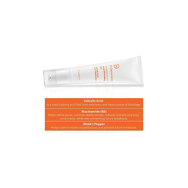 Dr Dennis Gross DRx Blemish Solutions Gel para eliminar el