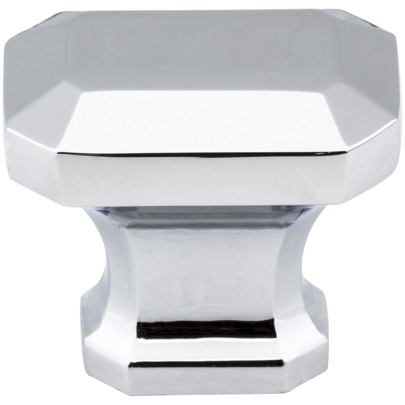 Jeffrey Alexander 165NI Ella 1-1/4" L Emerald Cut Cabinet Knob