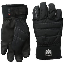 Hestra Czone Primaloft Junior Gloves, Black, 3