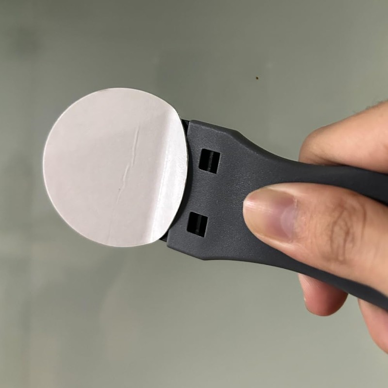 Plastic Razor Scraper with 10pcs Double Edged Plastic Blades Hair