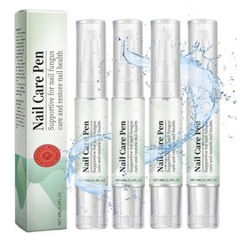 Pack of 4 Nail Care Pens, Nail Oil Pen, Enriched with Tea Tree Oil, Vitamin E, Aloe Vera and Other Natural Ingredients