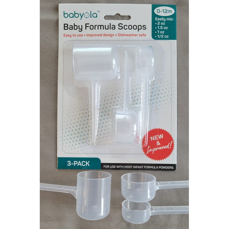 Baby Formula Dispensing Scoops for Infants & Newborns; Easily Make