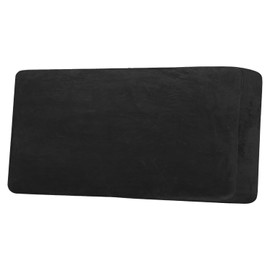 H.VERSAILTEX Velvet Stretch Individual Couch Cushion Cover Plush Cushion Slipcover for Loveseat Sofa Cushion Furniture Protector Seat Cushion Sofa Cover (1 Piece Sofa Cushion Cover, Black)