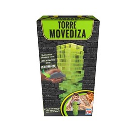 Fotorama Torre Movediza Juego de Mesa 2+ Años Niños Acrílico Neón