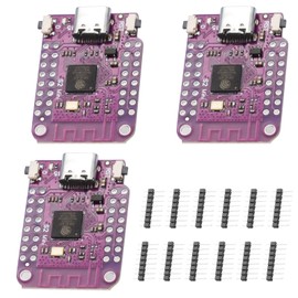 S2 Mini V1.0.0 ESP32-S2 Module XTVTX 3 Pieces Based on ESP32-S2 Development Board 4MB Flash 2MB PSRAM WiFi Compatible A-rduino MicroPython CircuitPython ESP-IDF