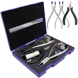 Rimless Glasses Repair Kit, Eyeglass Repair Kits, Professional Eyeglasses Plier Set Disassembly Glasses Frames Optical Tools Kit