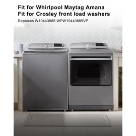 WPW10443885 Washer Door Lock Latch Compatible with Whirlpool Maytag Amana Crosley Washer, Washer Door Lock Switch Assembly Replaces W10443885 WPW10443885VP 3020352 AP6021486 PS11754810 EAP11754810