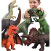 Gzsbaby 6 Piece Jumbo Dinosaur Toys for Kids 3-5 and