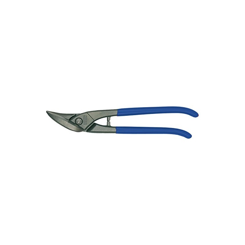 Bessey D216-280L Left Straight Cutting Snips, Blue/Grey