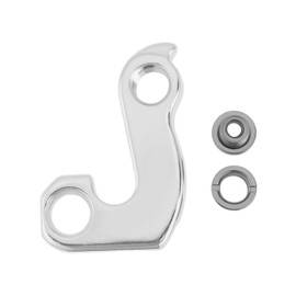 LT Easiyl 1 x Bike Derailleur Hanger Compatible with Union GH-012 38 x 54.5 mm Bicycle End Hook Rear Derailleur Hook with Screws Silver
