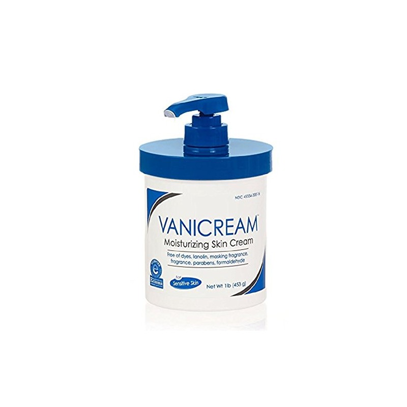 Vanicream Skin Cream With Pump Dispenser 16 oz (Pack of