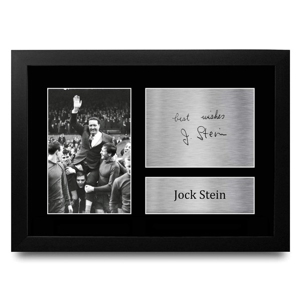 HWC Trading FR A4 Jock Stein Celtic Gifts Printed Signed