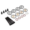 4Sets Fuel Injector Seal Repair Kit Sealing Assembly Clamp Bolt