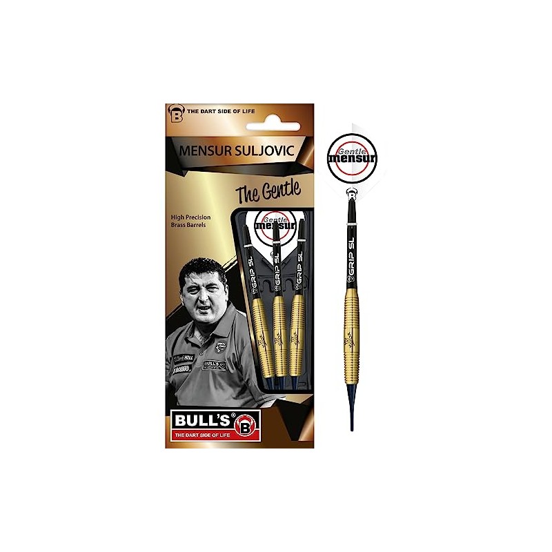 Bull´s dart arrows Mensur Suljovic softtip 18 grams