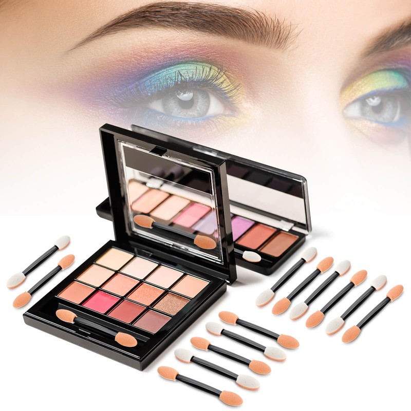 300PCS Disposable Eyeshadow Applicators, Dual Sides Eyeshadow Brushes Applicator, Eye