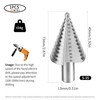 HSS Step Drill 10 mm Shank Taper Drill Bit Peeling