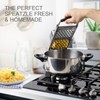 ZephyrCraft Spaetzle Maker, Stainless Steel Spaetzle Make Pasta Maker Noodle