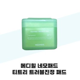 [Mediheal] Mediheal square pad tea tree soothing pad, 100 sheets + 10 refills / [메디힐] 메디힐 네모패드 티트리 진정 패드 본품 100매+리필 10
