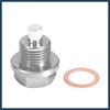 VekAuto 2 Set M16x1.5 Oil Drain Plug Aluminum Alloy Silver