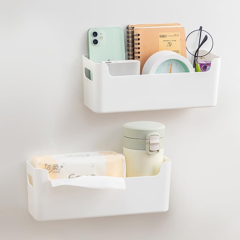 LANSKYWARE 2 Pack Cabinet Organizer Storage, Adhesive Over Cabinet Door