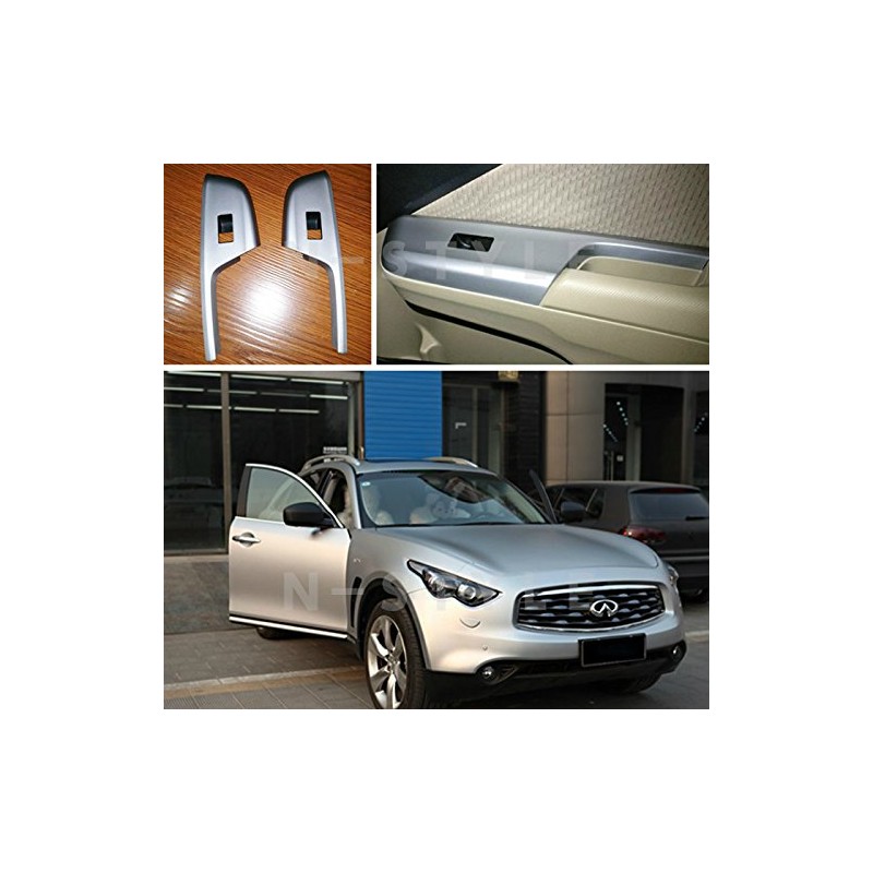 Car Wrapping Sheet, Matte Silver, 60.9 x 11.8 inches (152