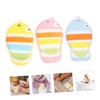Vaguelly 3pcs Newborn Shower Towel Adorable Bath Scrubbers Bathing Balls