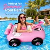 Inflatable Car Pool Float with Water Gun – PVC Ride-On