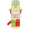 Skater (スケーター) Children's Bottle, Direct Drink, 480ml, Plastic, One-Touch, Dishwasher