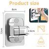 Jidyllic Shower Head Holder Replacement,360°Adjustable Angle Shower Holder Strong Paste
