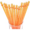 DAKOUFISH BPA-Free 12 Piece 9 Inch Reusable Clear Plastic Glitter