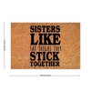 DecStic Sisters Like Fat Thighs They Stick Together Coir Door