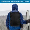 UEAVOID Pack of 2 Rain Cover Backpacks Reflective Strips Waterproof