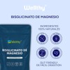 Wellthy Bisglicinato Magnesio 220 Cápsulas 432mg Elemental 100 Natural Alta
