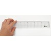 sinwa測定 Grid Straight Ruler Acrylic 30 cm 77089 