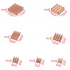 ZDE 20PCS Pure Copper Heatsinks CPU Cooler Heatsinks with Strong