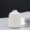 Set of 4 White Ceramic Vase for Flower, Small Decorative