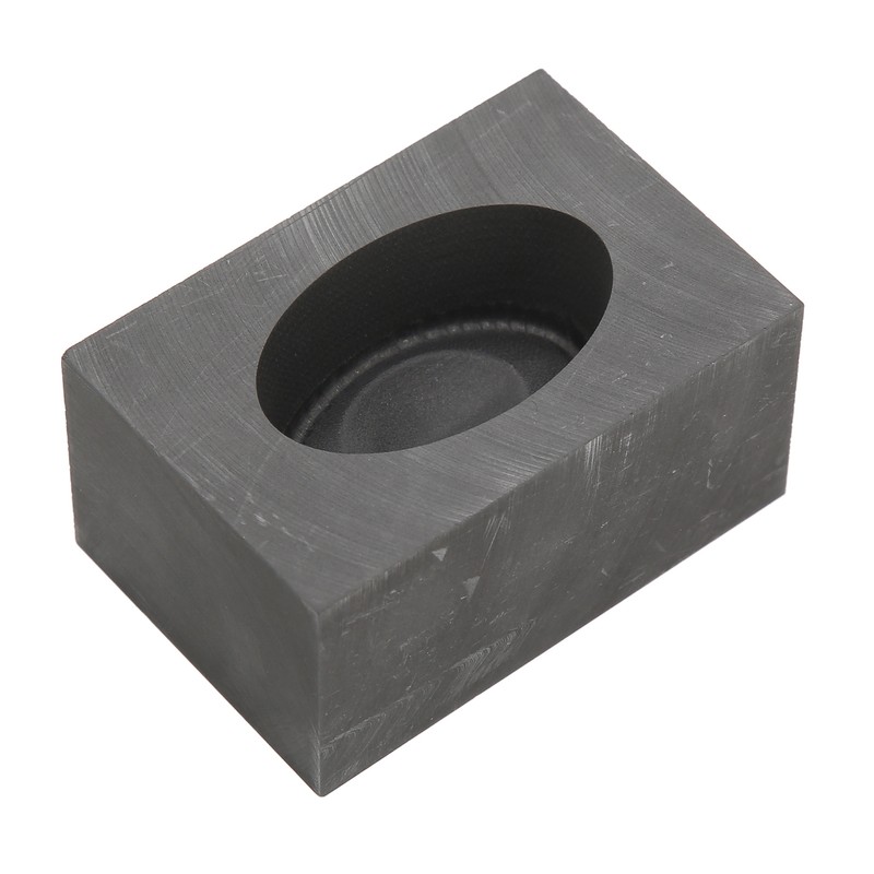 Graphite Mold High Temperature Resistance 3x4x6cm Ingot Shape Smelting Molds