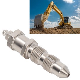 Risegun Bagger Fettventil, Hochleistungs-Fettfitting aus rostfreiem Stahl, Ersatzteil für Baggerlager-Schmiersysteme Fitting Valve 07959-20001 for Komatsu