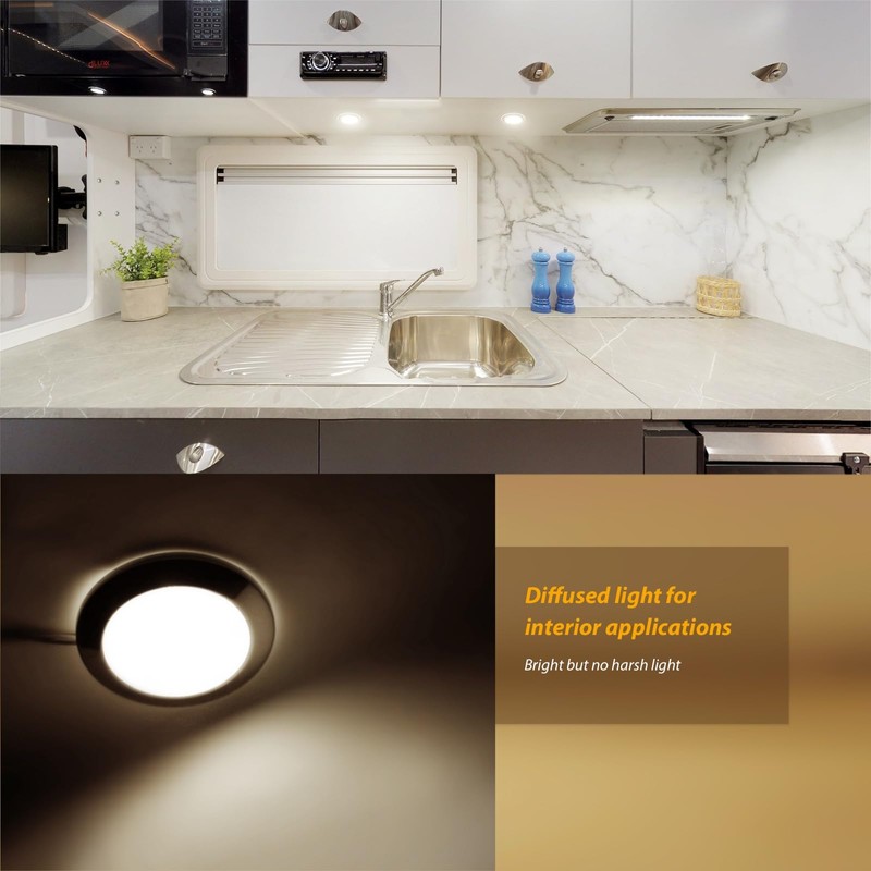 Dream lighting RV Interior LED Lights 3 inch Dome Light