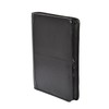Luxury Real Leather Zip Around Folder File Detachable Metal Ring