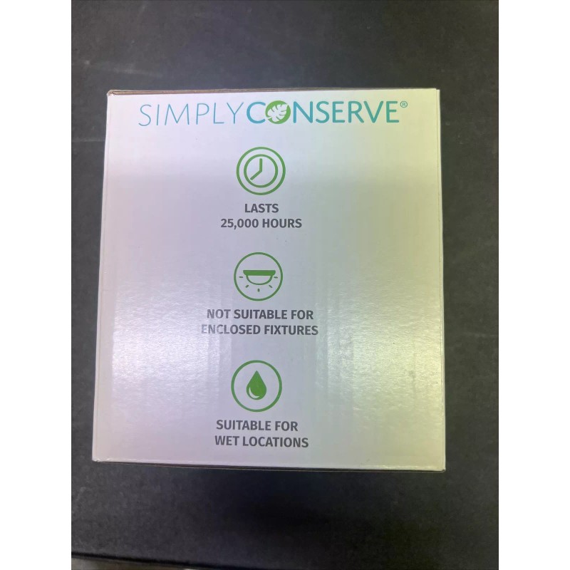 Simply Conserve Dimmable LED Light Bulb 120-W Bright White LPAR38D15W-50K