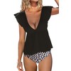 Beachsissi Women's Tankini Tankini, leopard