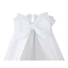 TupTam Baby Cot Canopy with Crown and Bow, White, ca.