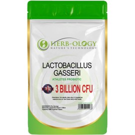HB Lactobacillus Gasseri | 30 Lactobacillus Probiotic Capsules - High Strength 3 Billion CFU L-Gasseri Probiotic per Serving | Non-GMO, Gluten & Allergen Free | Made in The UK