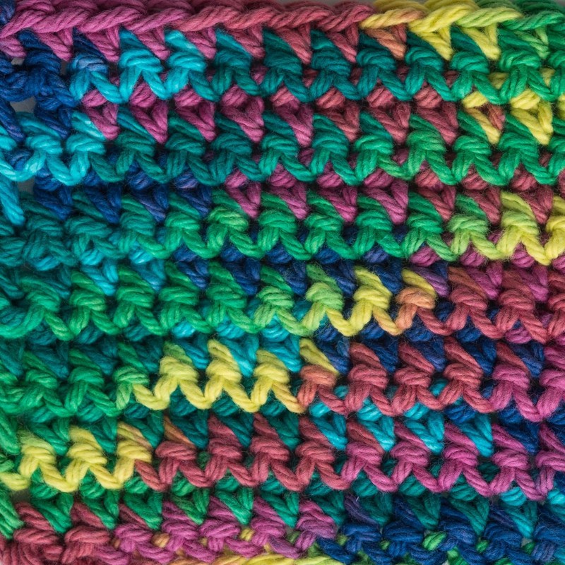 Lily Sugar'n Cream Super Size Ombres Yarn, 3 oz, Psychedelic,