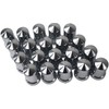 KASONG 33mm Chrome ABS Plastic Lug Nut Covers Caps with