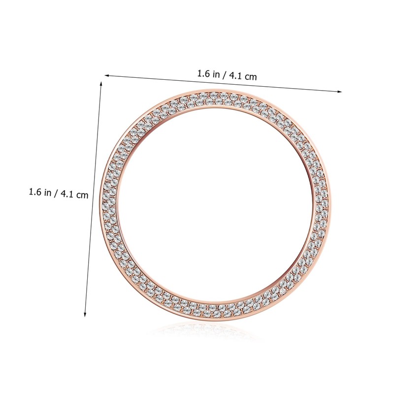 Tofficu Rhinestone Watch Case Protector Ring for Watch Stylish Bumper