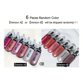 Pintalabios,6 Gloss Luminiscente Con Purpurina Hidratante