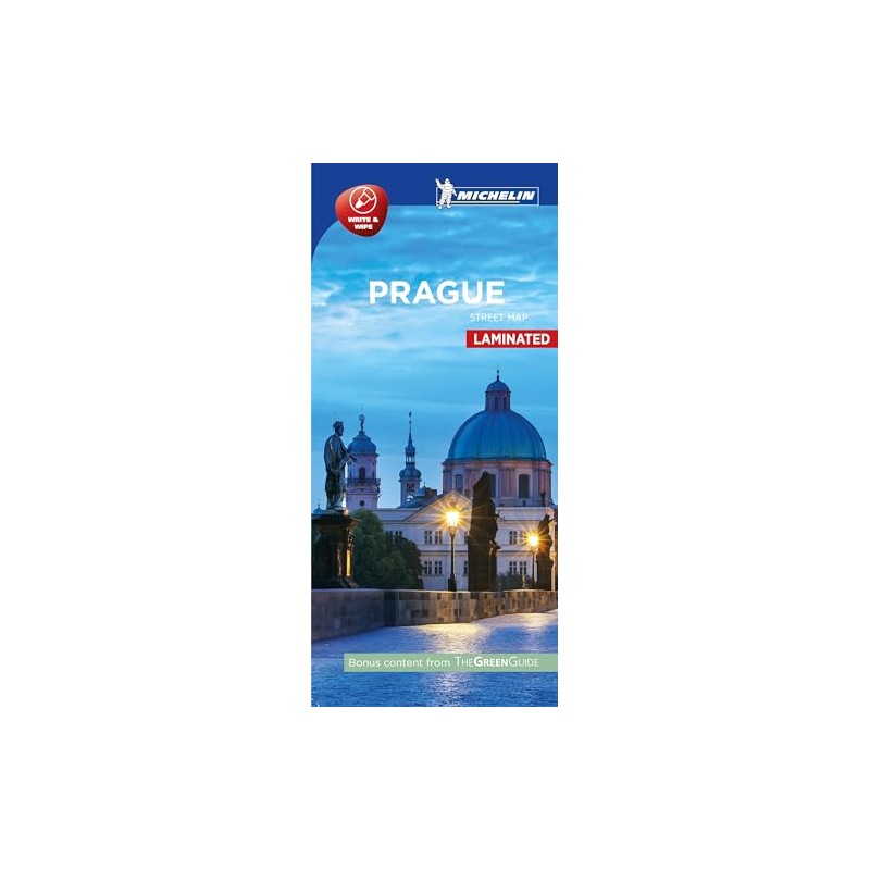 Michelin Prague City Map - Laminated